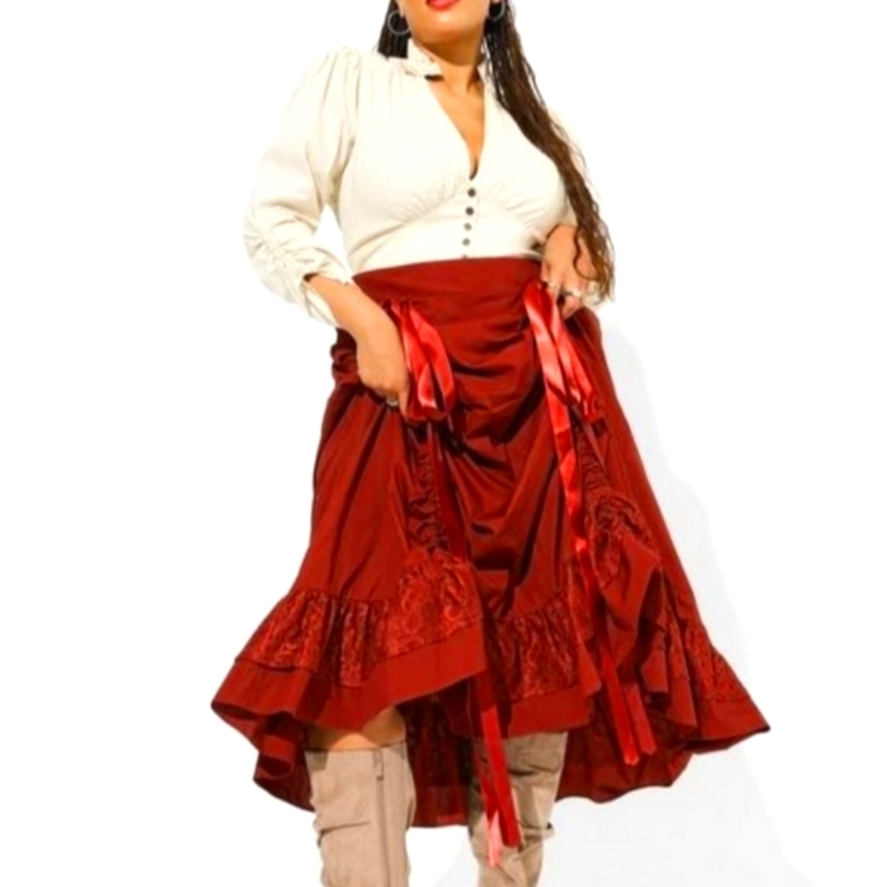 SteamPunk Poplin Dress Halloween Costume Cosplay Gothic NEW Torrid Size 3